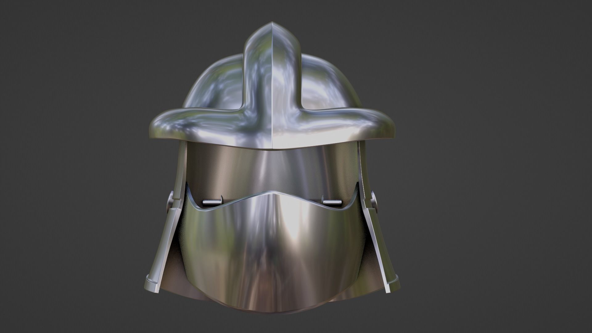 Shredder Helmet STL - Includes removable mask 3D print model_3