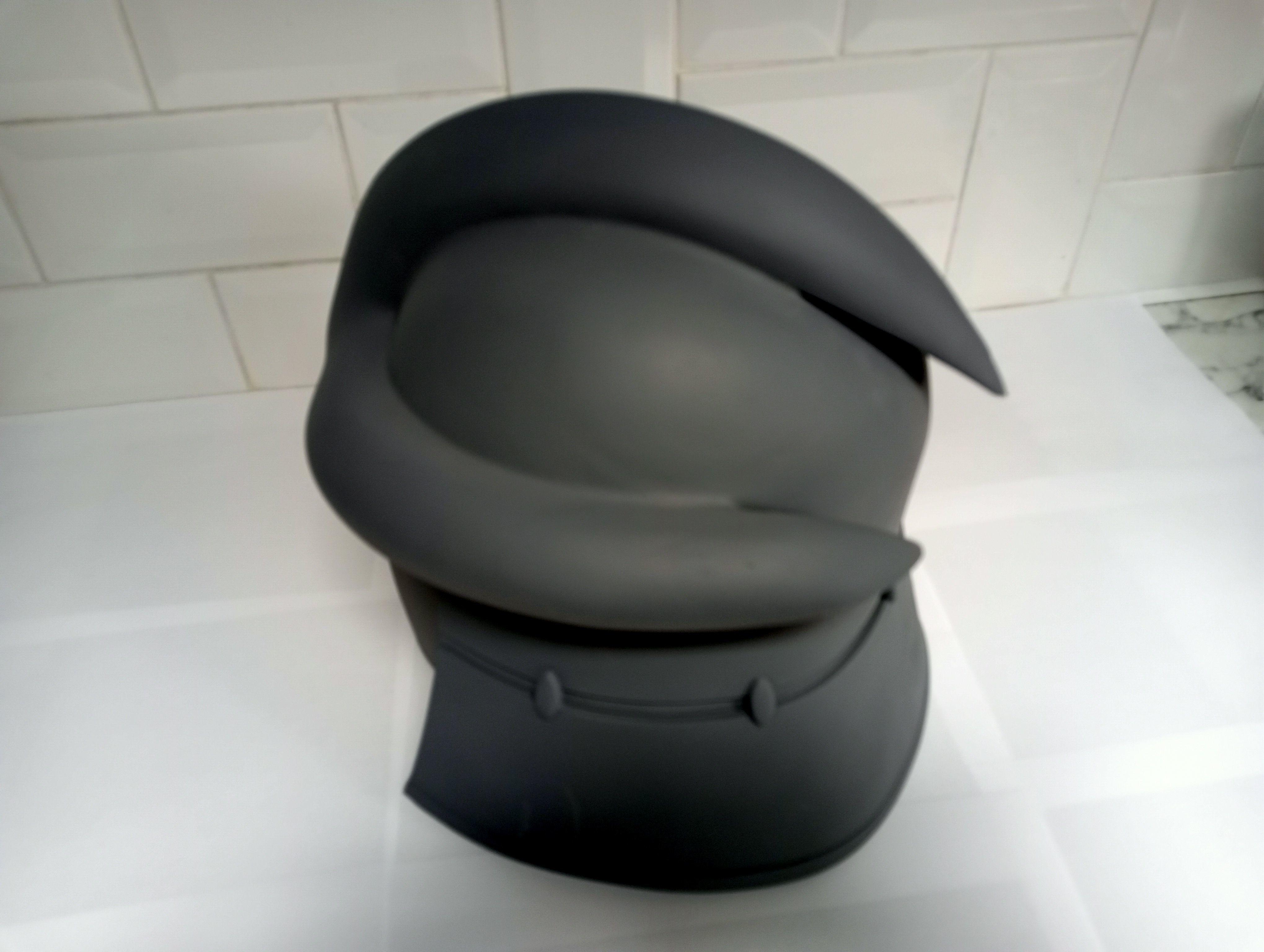 Shredder Helmet STL - Includes removable mask 3D print model_16