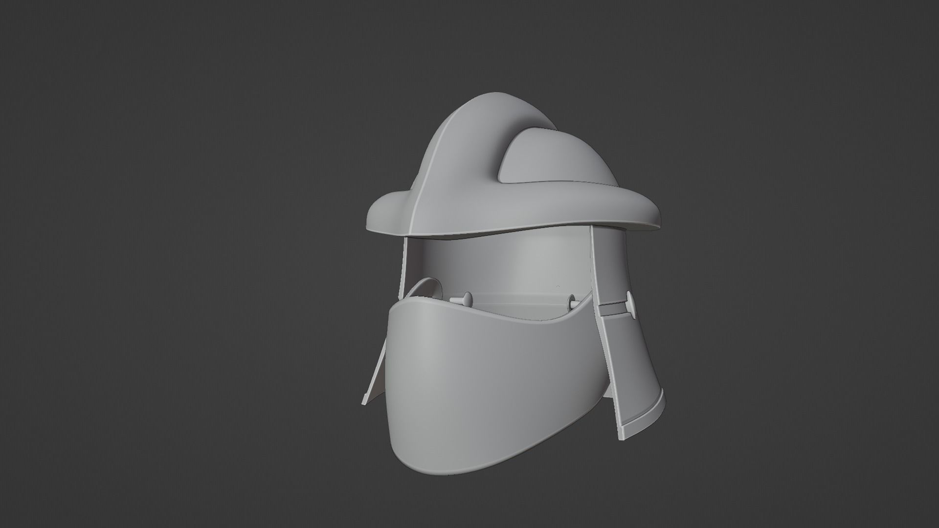Shredder Helmet STL - Includes removable mask 3D print model_11