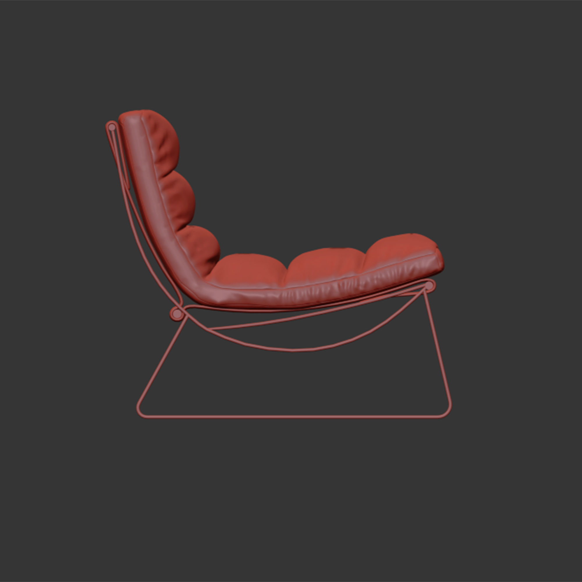 Cammeo armchair by natuzzi 3D model_6