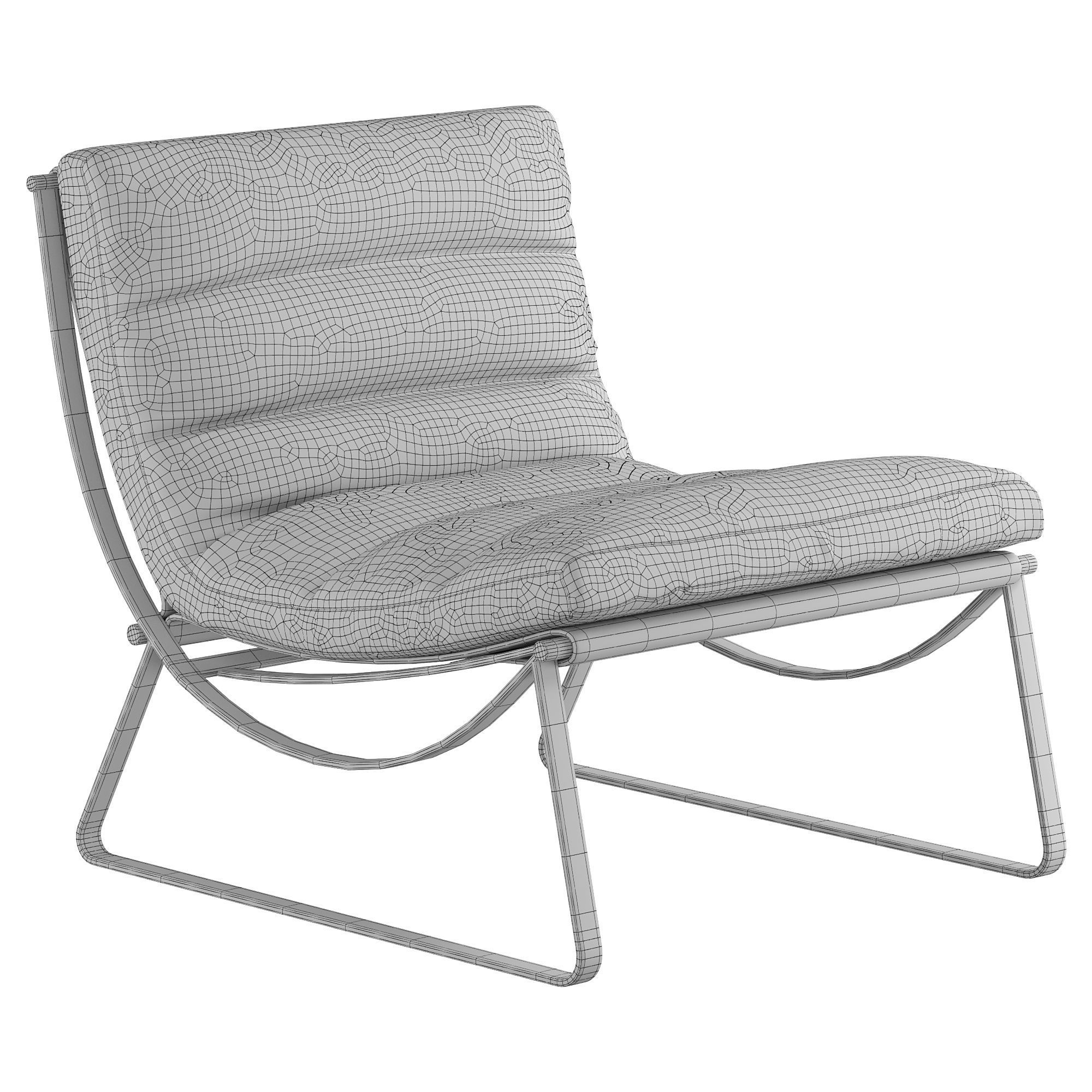 Cammeo armchair by natuzzi 3D model_3