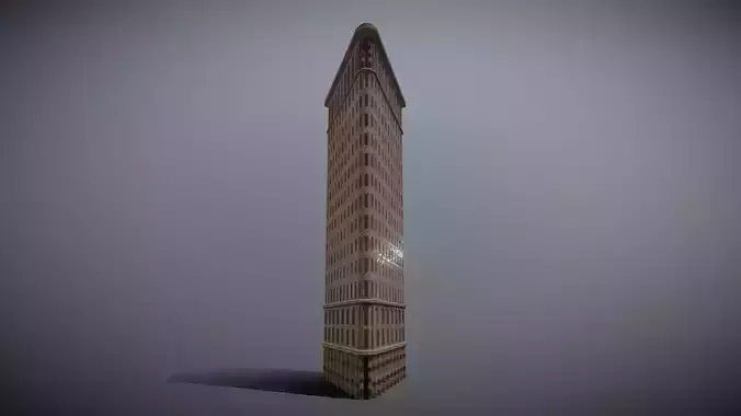 Flatiron Building Low-poly 3D model
