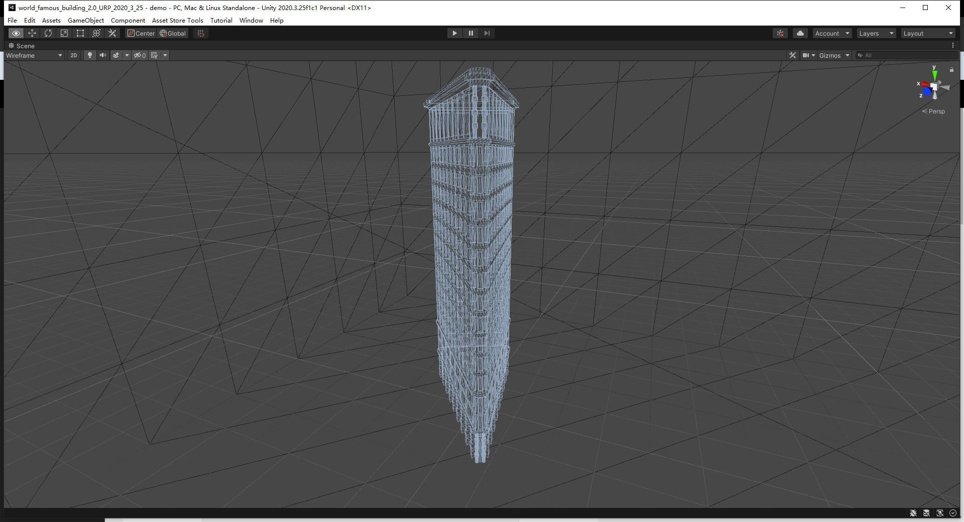Flatiron Building Low-poly 3D model_8