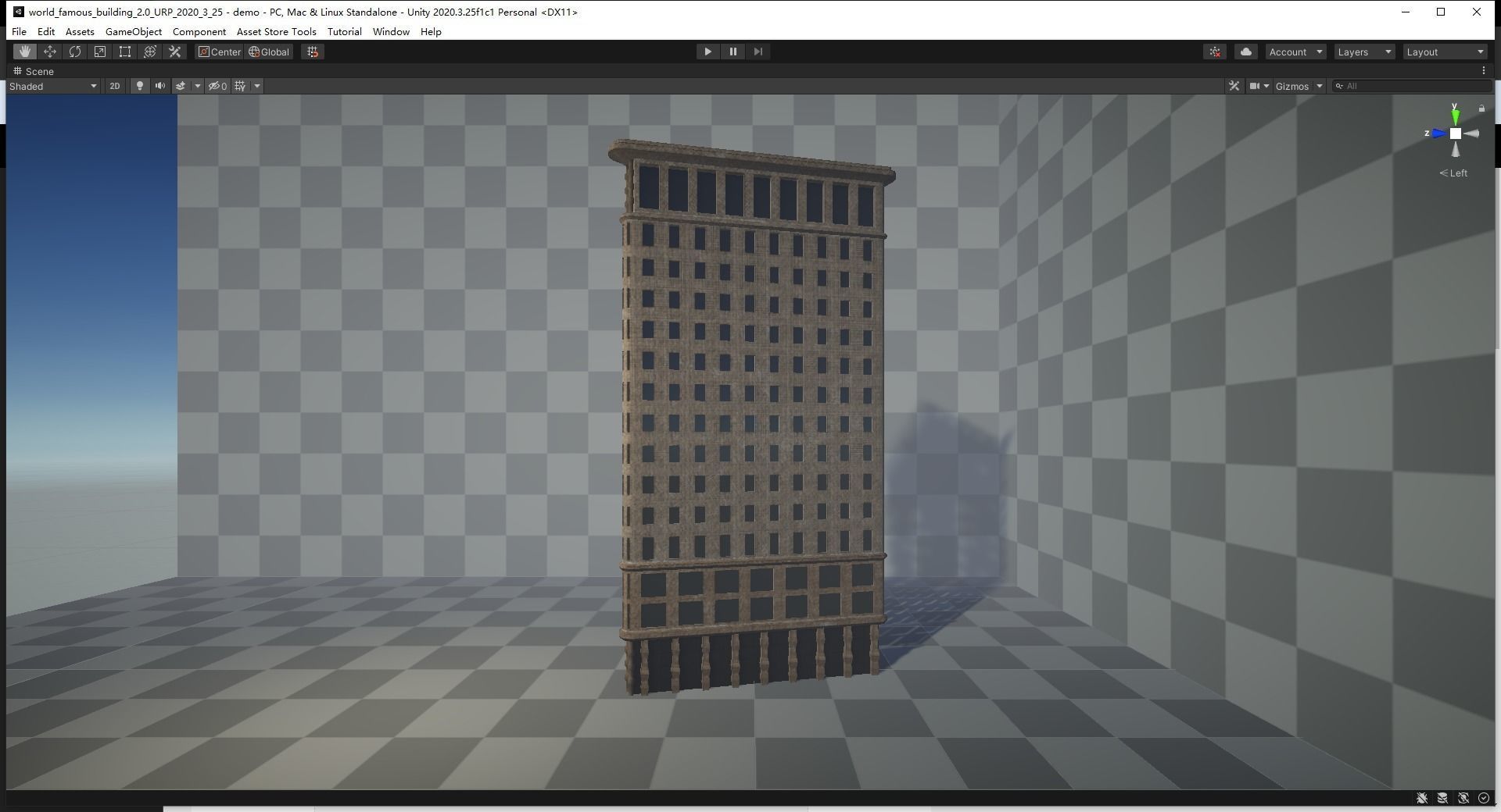 Flatiron Building Low-poly 3D model_7