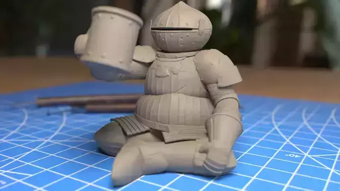 Dark Souls - Siegward of Catarina Incense Burner 3D print model