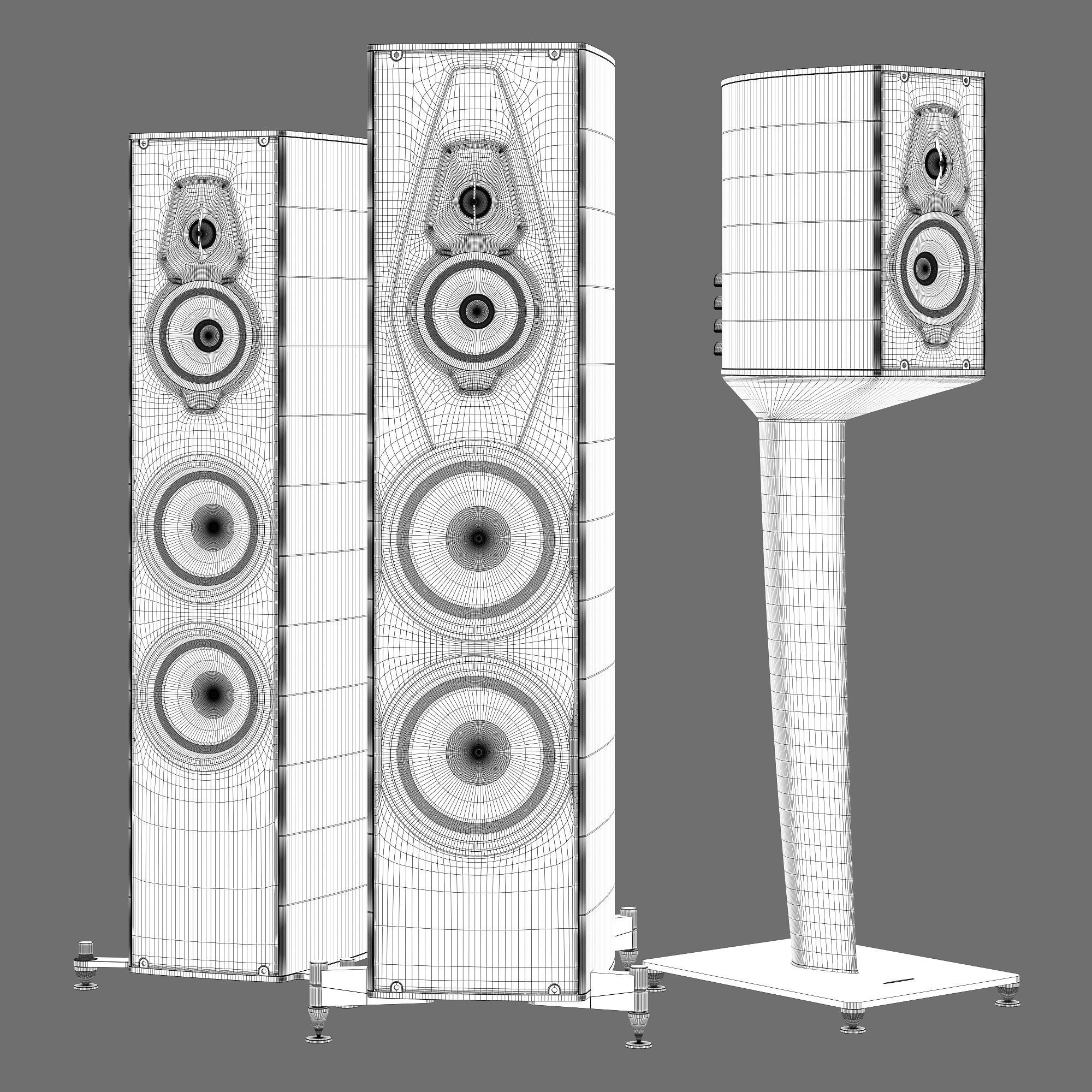 Sonus faber amati guarneri serafino 3D model_24