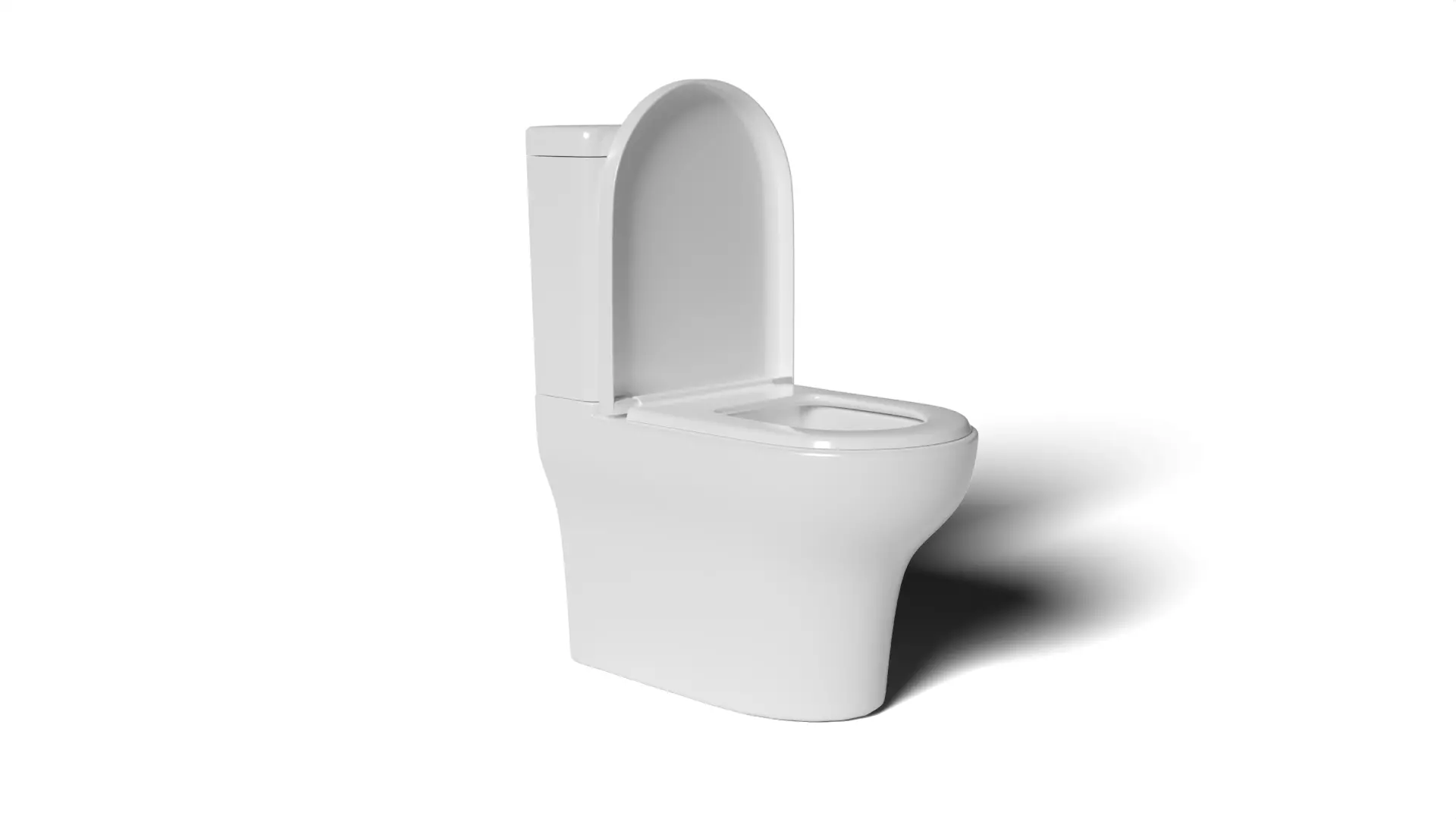 Modern toilet Free 3D model_0