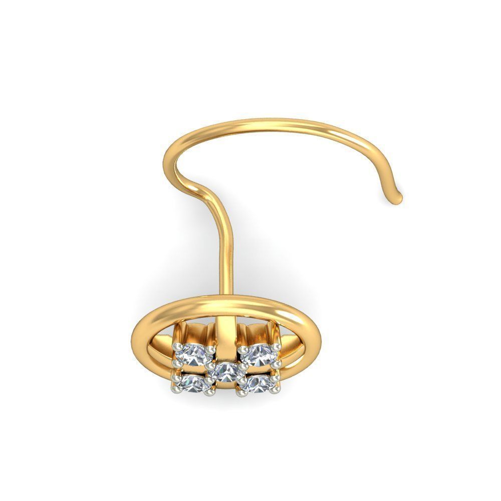 Nose pin - 183 3D print model_3