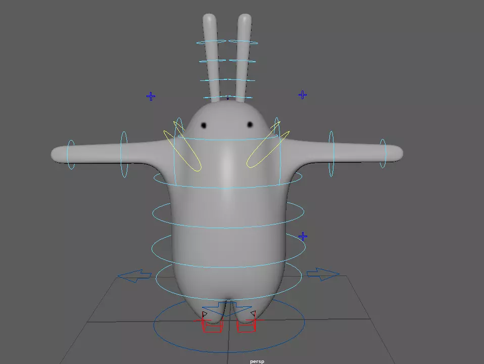 bunny man rigged Free low-poly 3D model