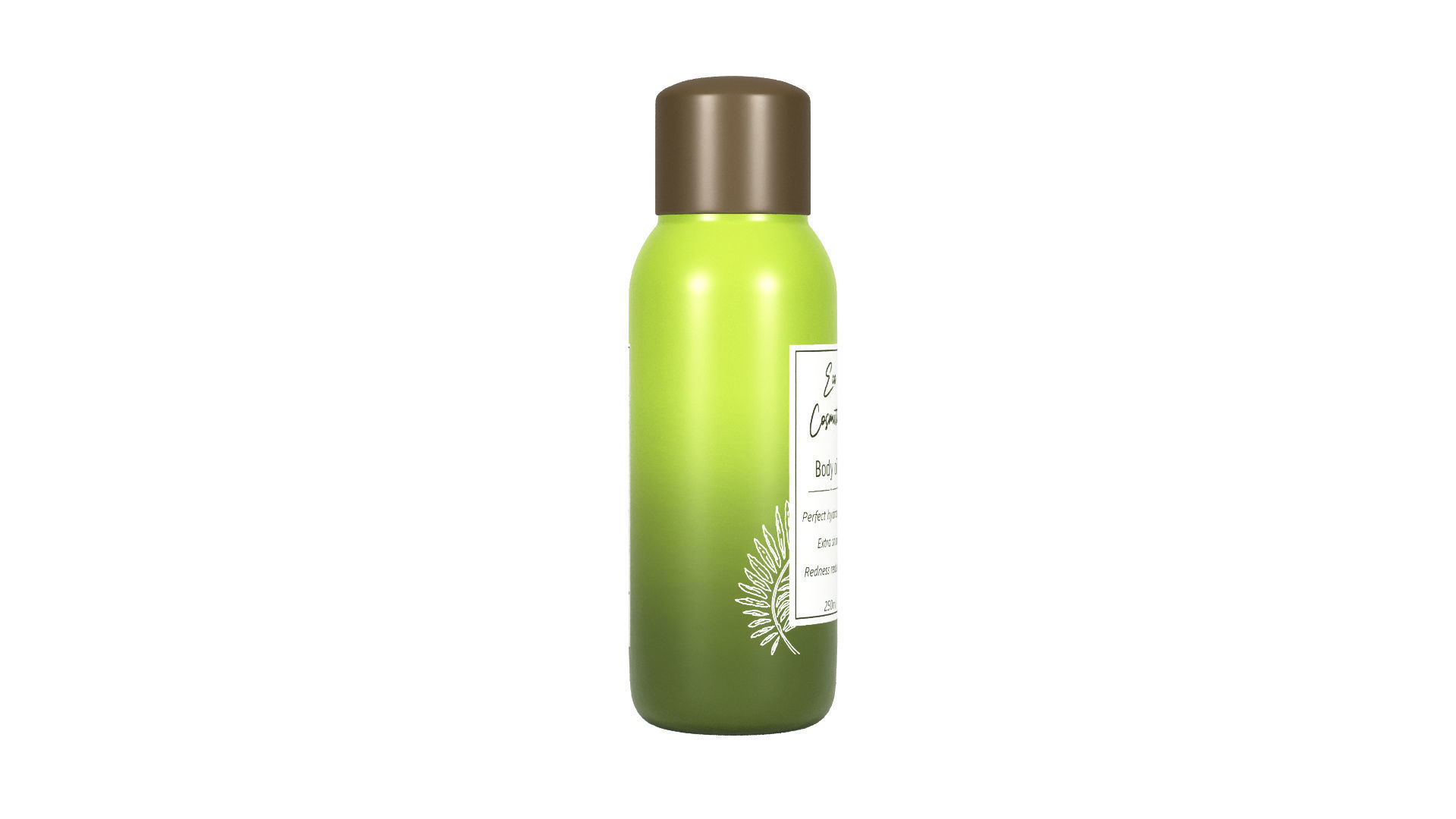 Body Oil Packaging 3D model_4
