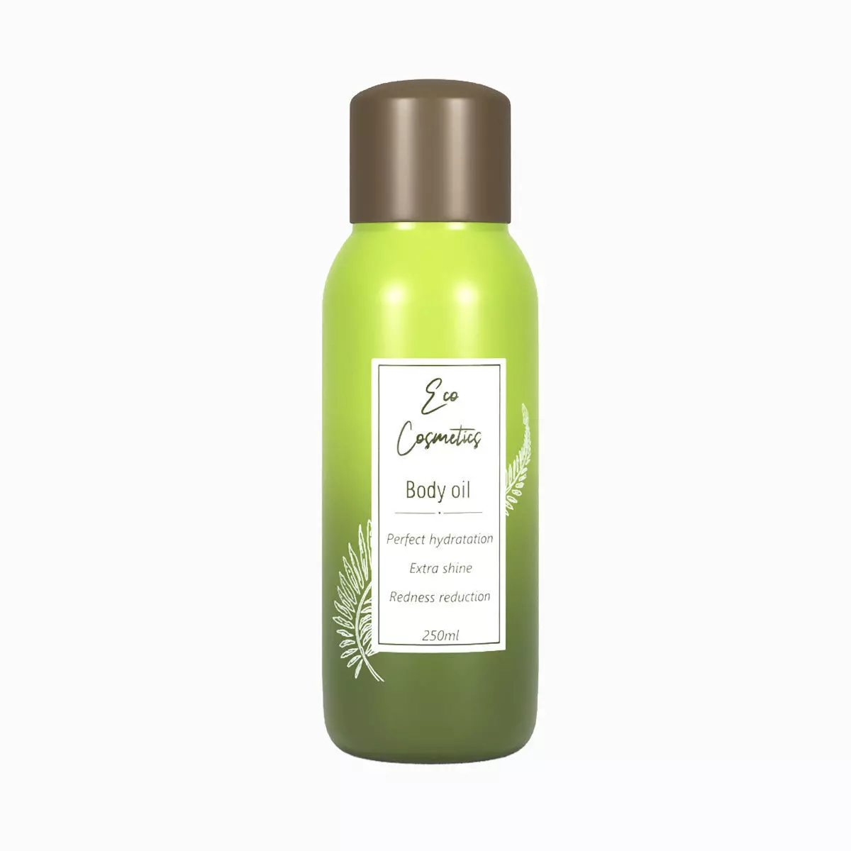 Body Oil Packaging 3D model_0