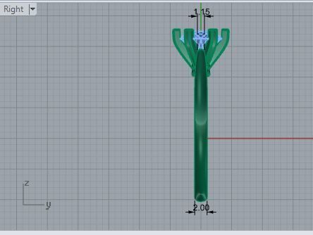 Engraving Floral Ring With Diamond 1855 3D print model 3D print model_6