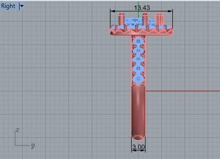 Halo Ruby Diamond Ring 1856  3D print model 3D print model_6