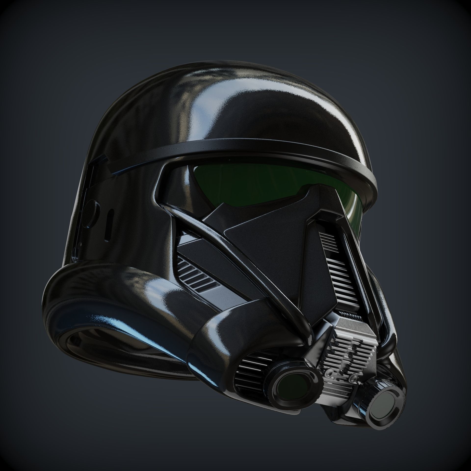 DEATH TROOPER Helmet 1to1 scale 3D print model_2