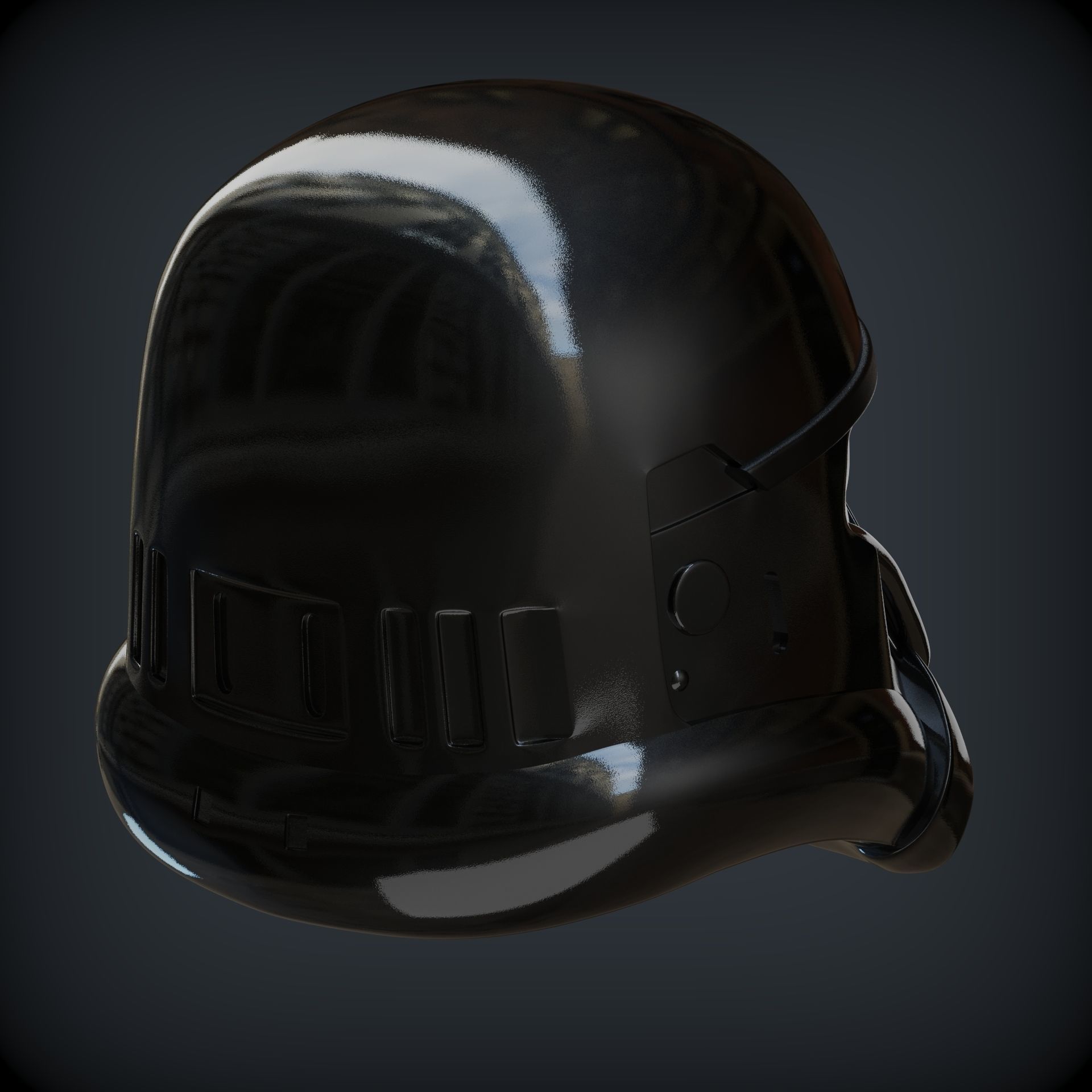 DEATH TROOPER Helmet 1to1 scale 3D print model_5