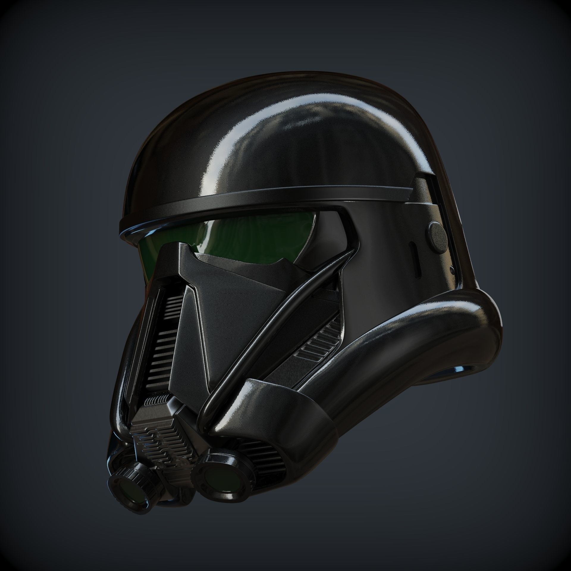 DEATH TROOPER Helmet 1to1 scale 3D print model_1