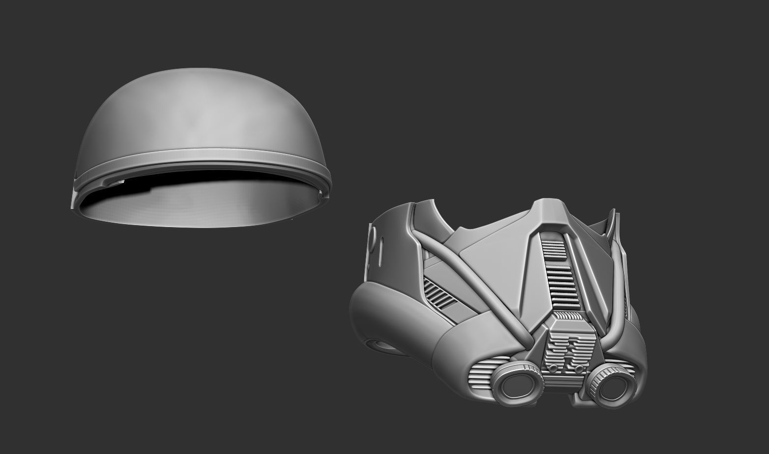 DEATH TROOPER Helmet 1to1 scale 3D print model_10