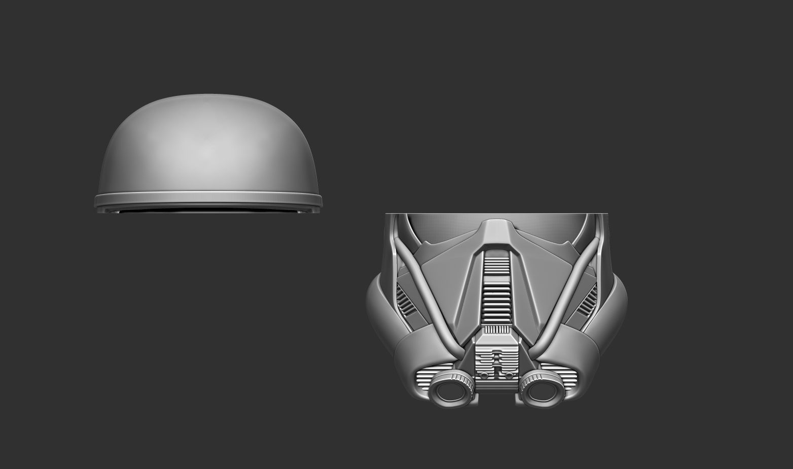 DEATH TROOPER Helmet 1to1 scale 3D print model_9