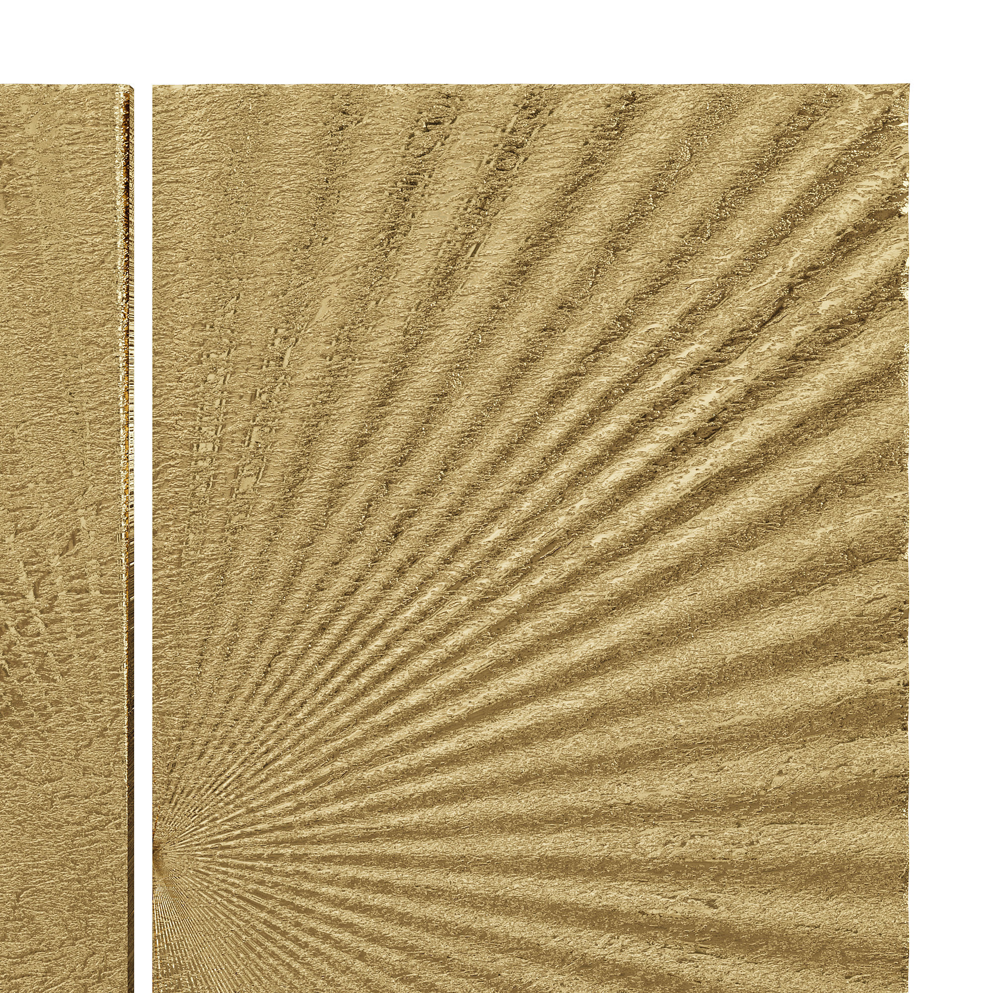 Piece Sunburst Metallic Wall Decor Set by Wayfair 3D model_2
