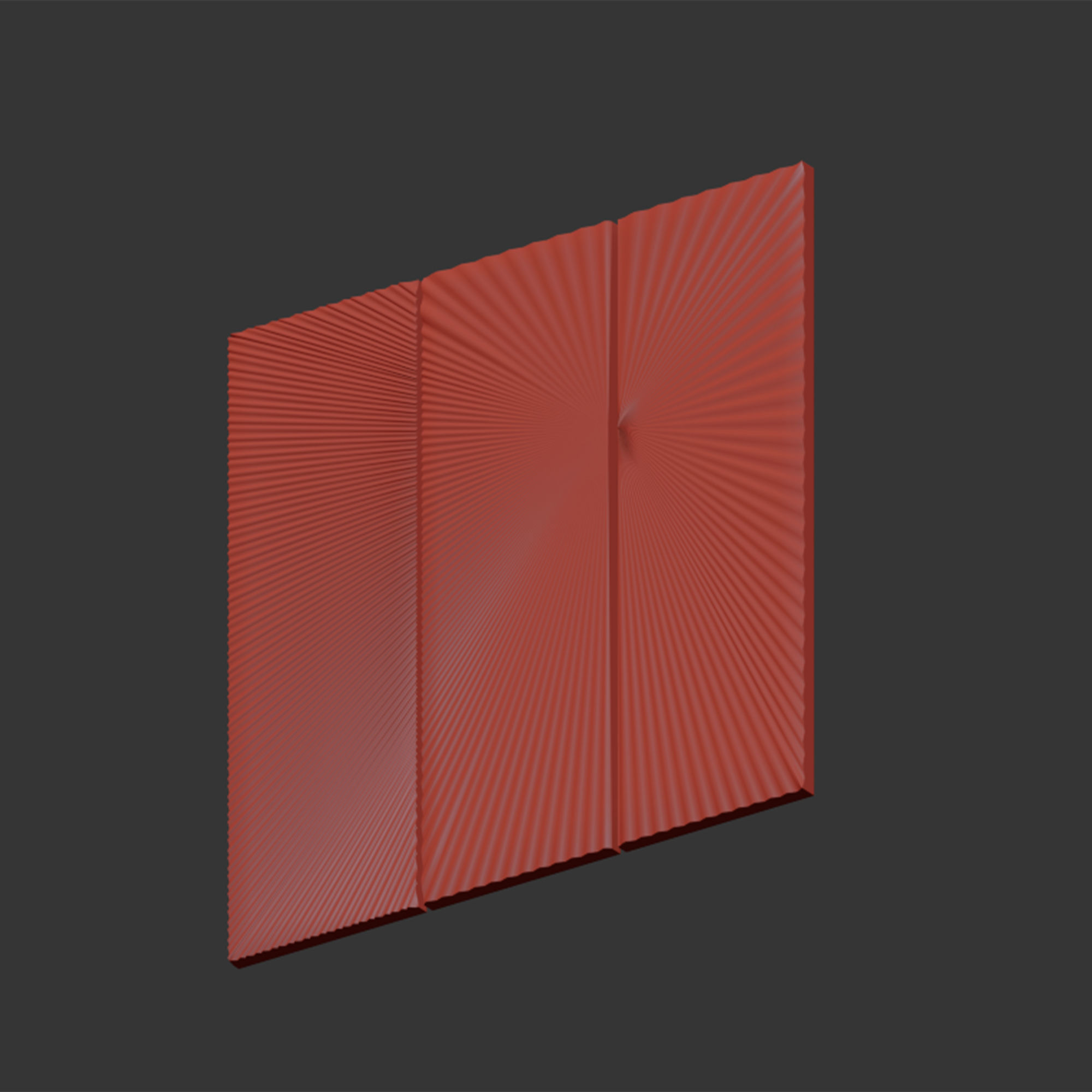 Piece Sunburst Metallic Wall Decor Set by Wayfair 3D model_6