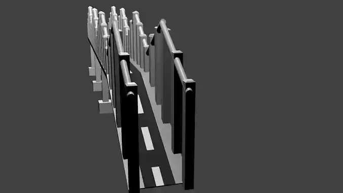 Bridge 3D model brooklyn