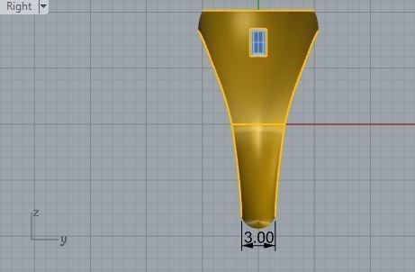 Round Signet ring 1863 3D print model 3D print model_6