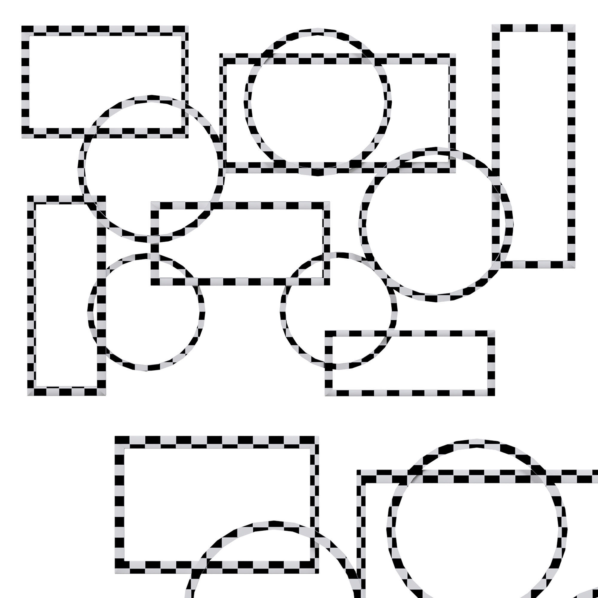 George oliver wall decor 3D model_4