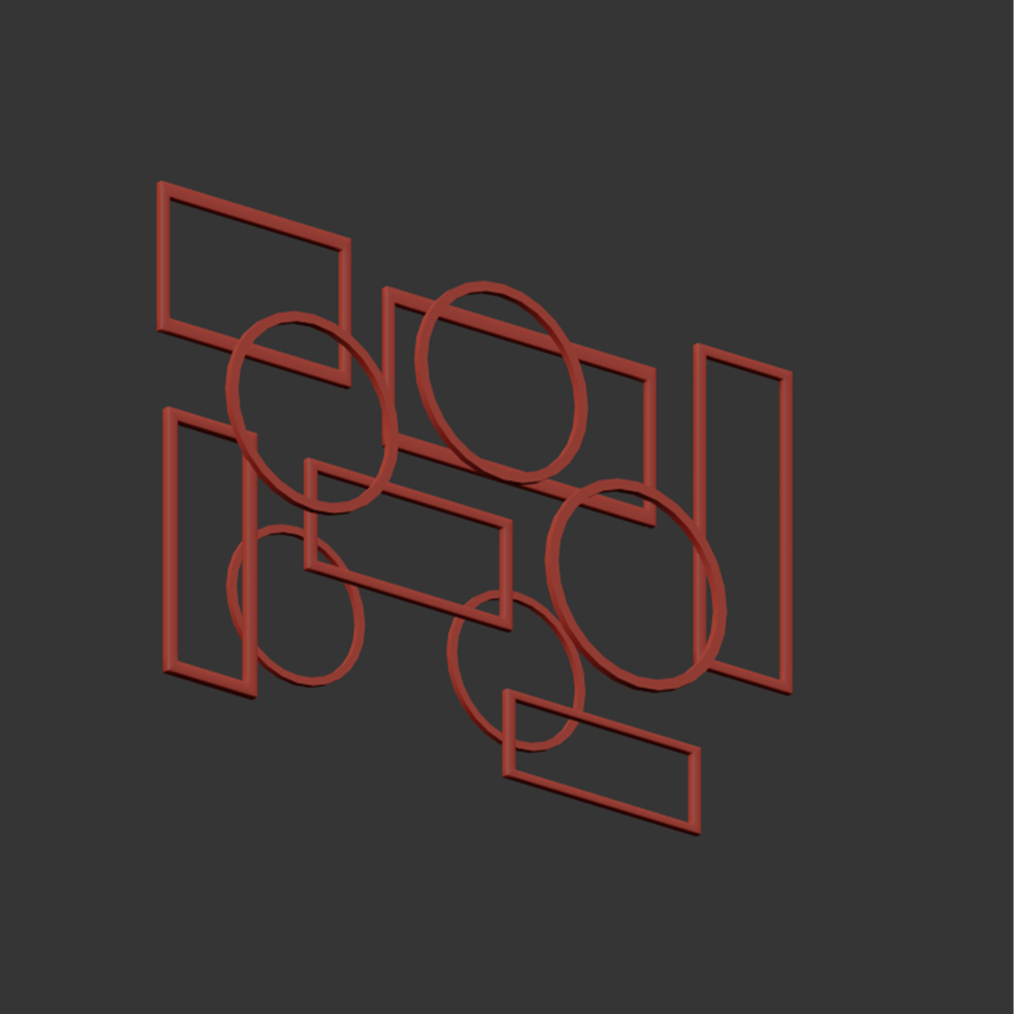 George oliver wall decor 3D model_6