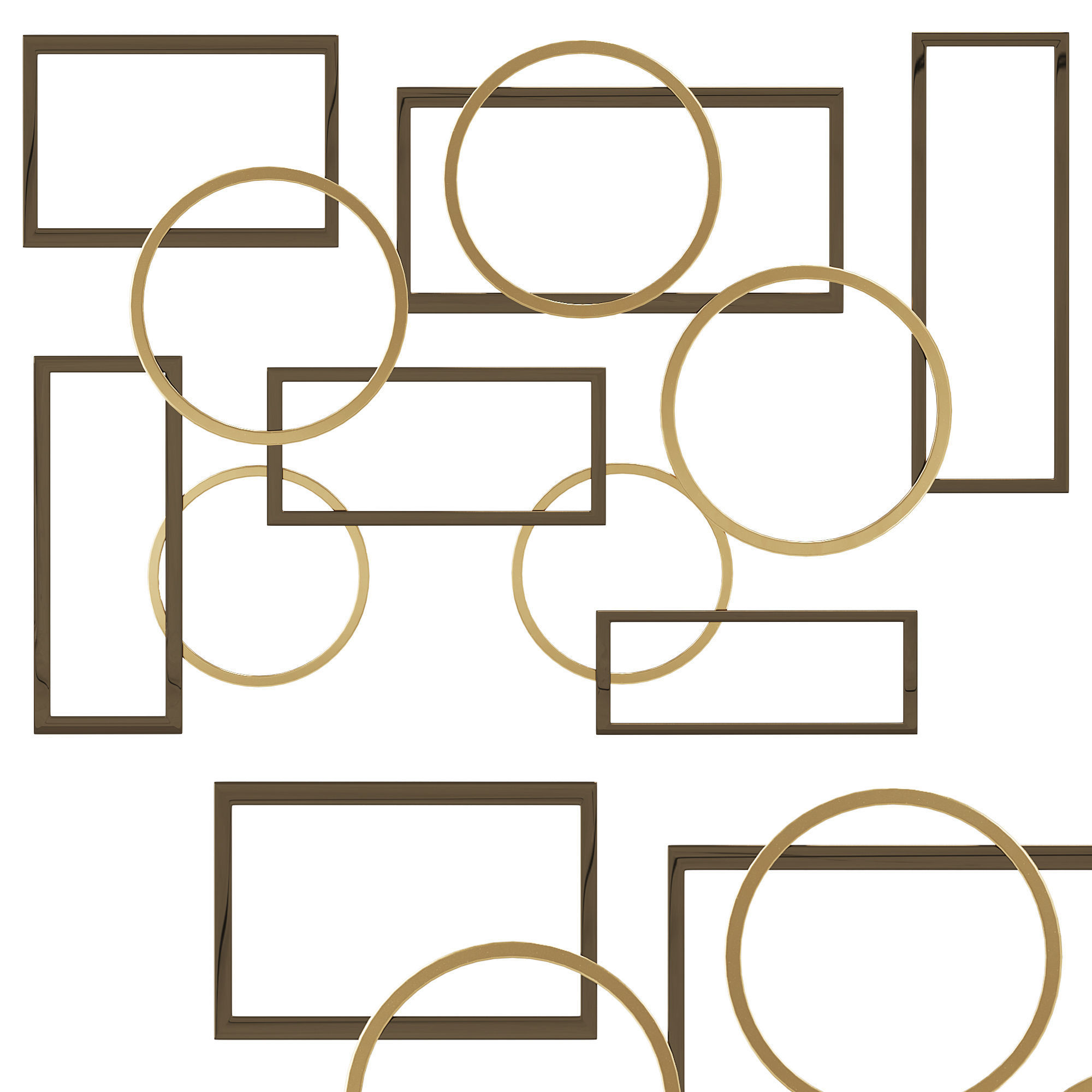 George oliver wall decor 3D model_1