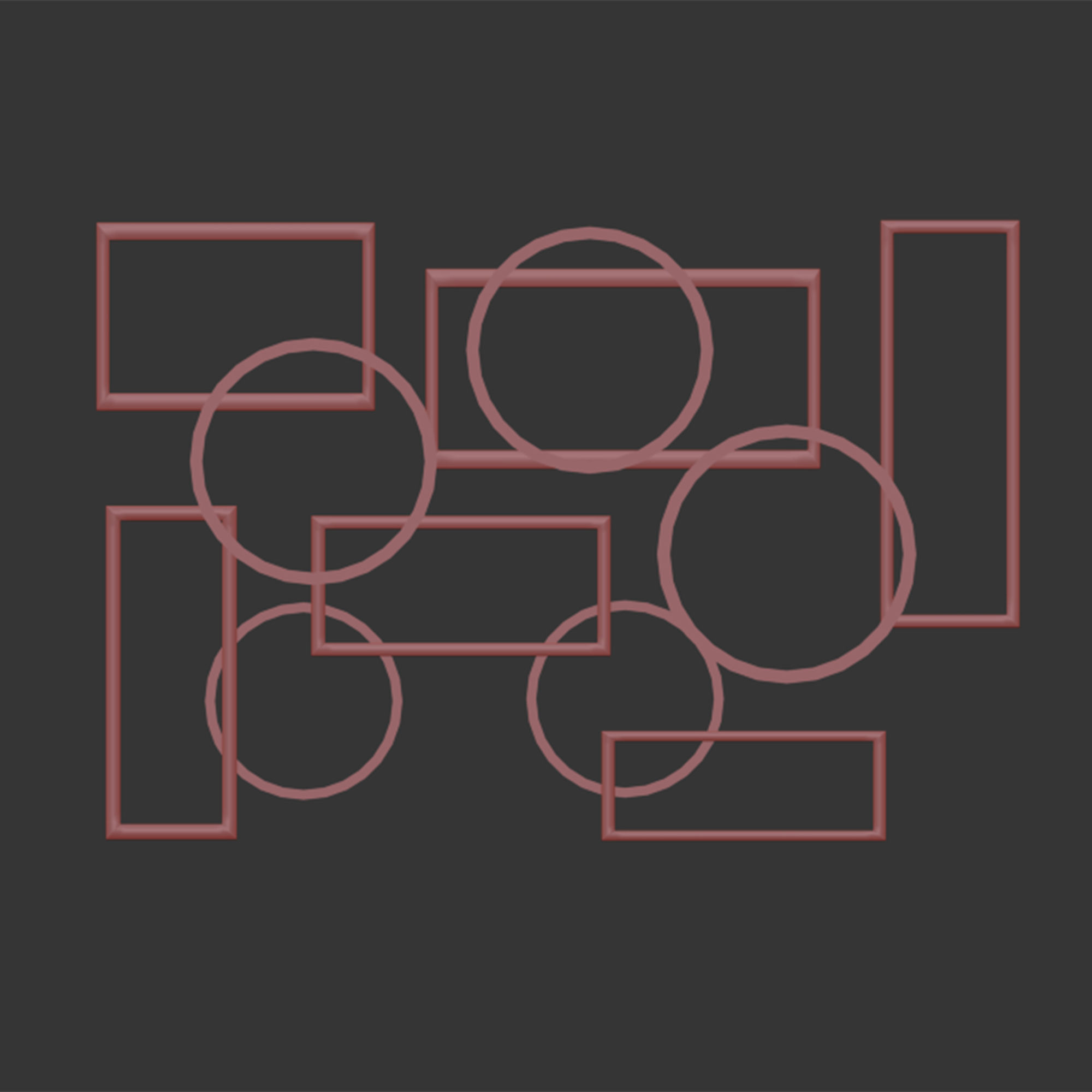 George oliver wall decor 3D model_5