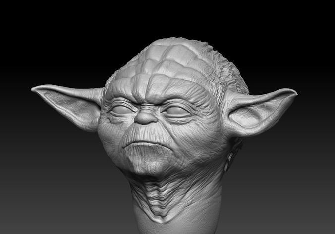 Master Yoda STL 3D print model