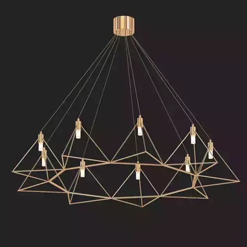 GITTER geometric chandelier