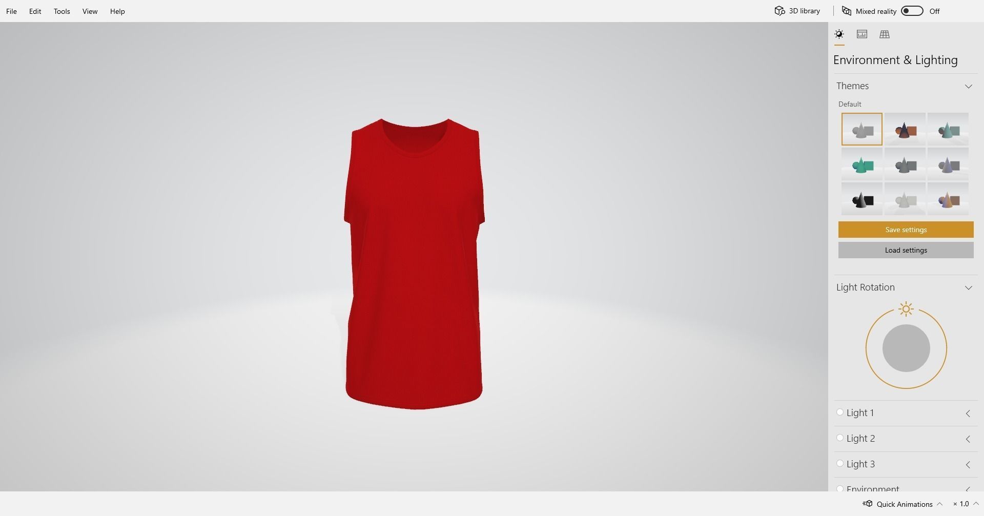 Athletic Men Cotton Performance Sleeveless Muscle T-Shirt 3D model_16