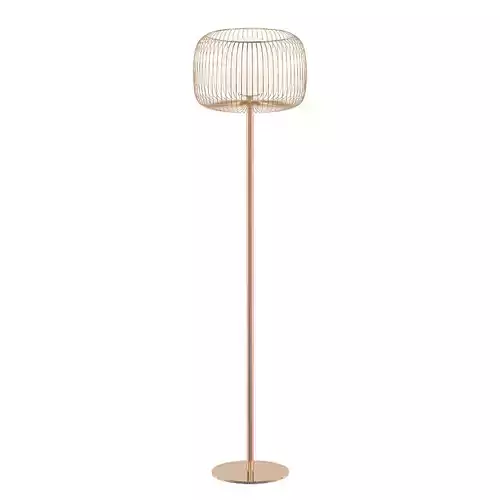 keep-fl rattan floor lamp