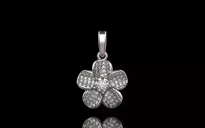 flower pendant model 284