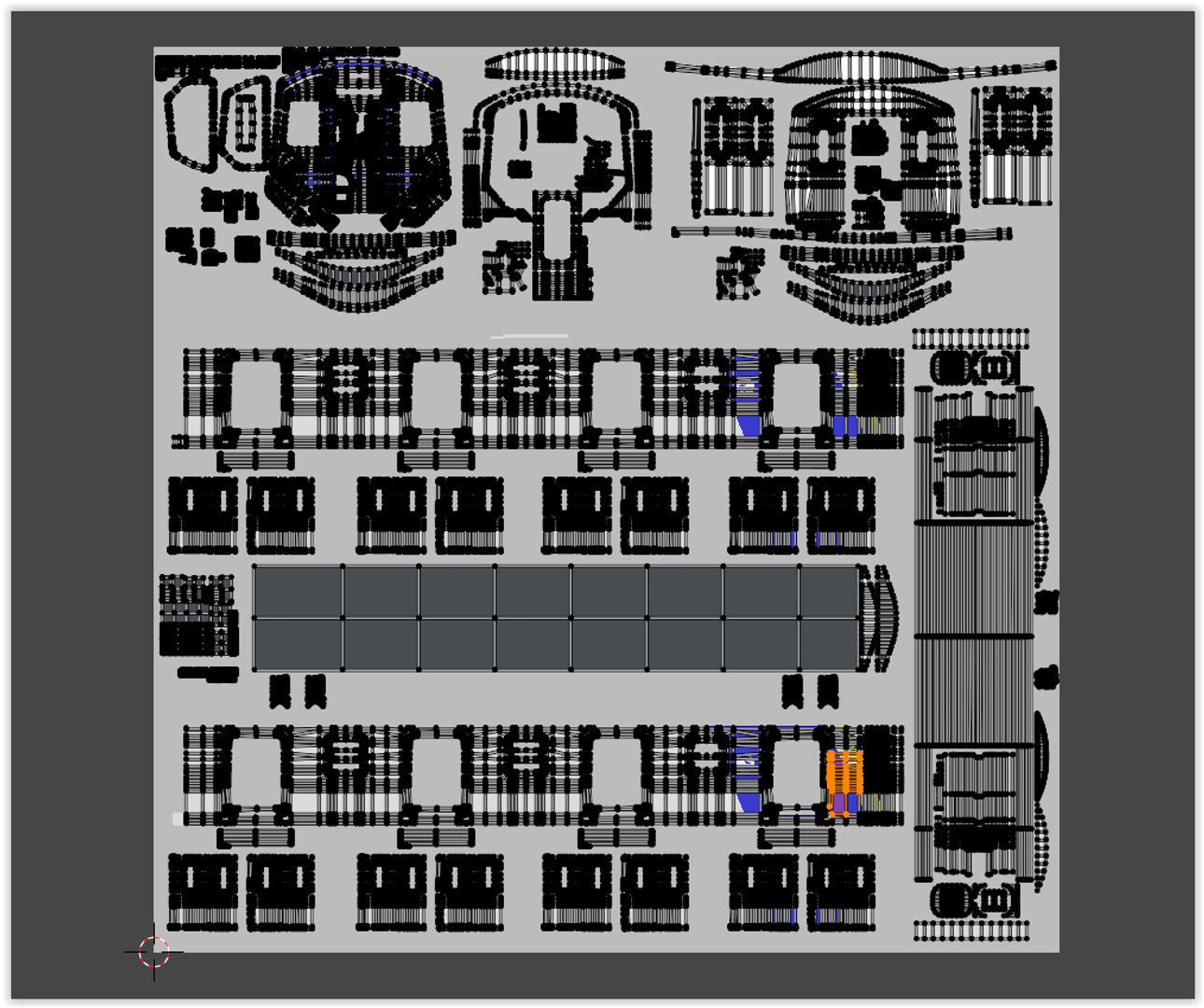 NYC subway car R211 PBR 3D model_13
