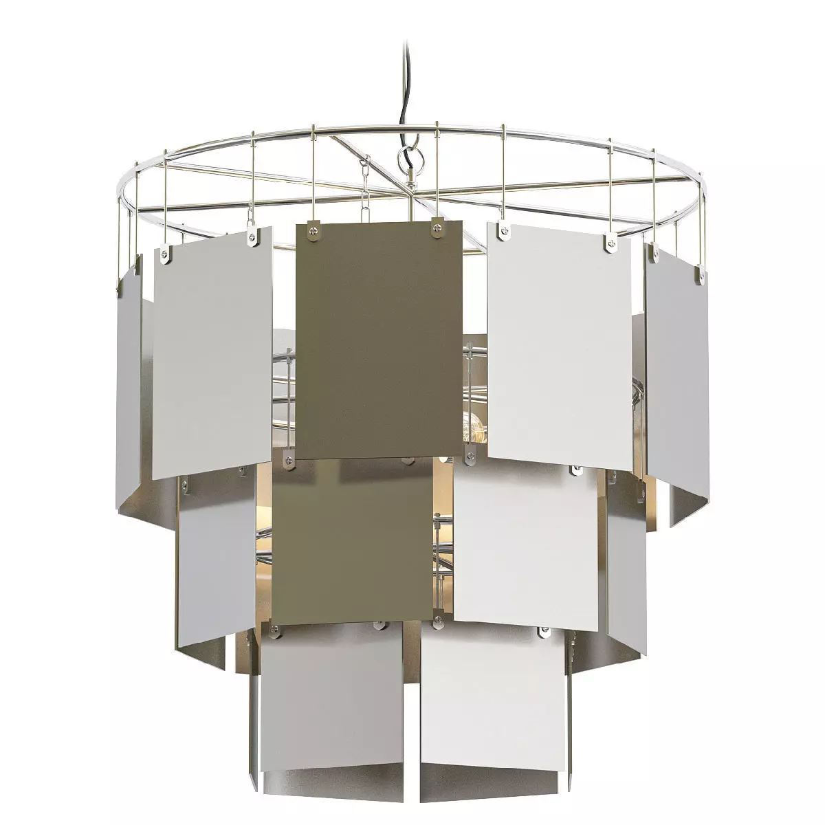 marilyn-chandelier-large-stainless-steel modern pendant light... 3D model