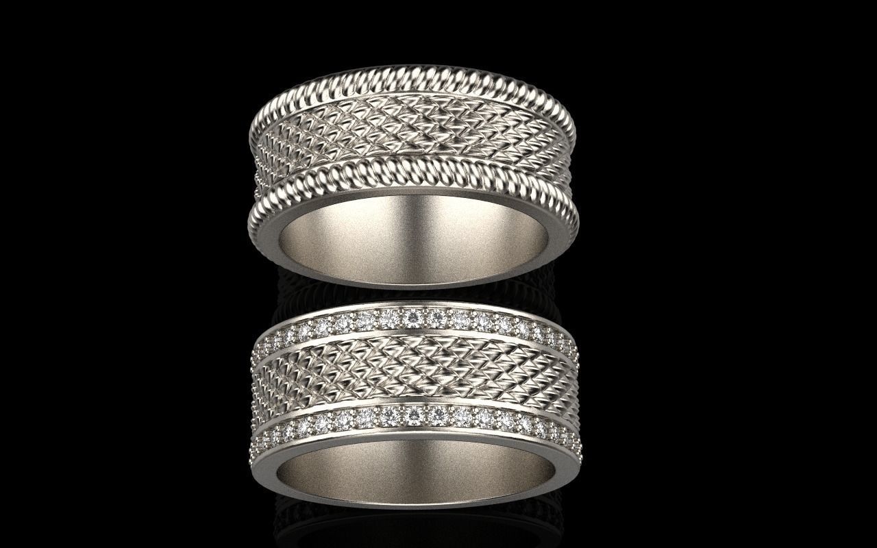 Dragon scale ring model 303 3D print model_32