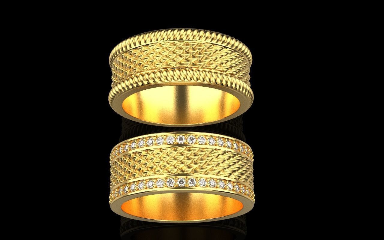 Dragon scale ring model 303 3D print model_29