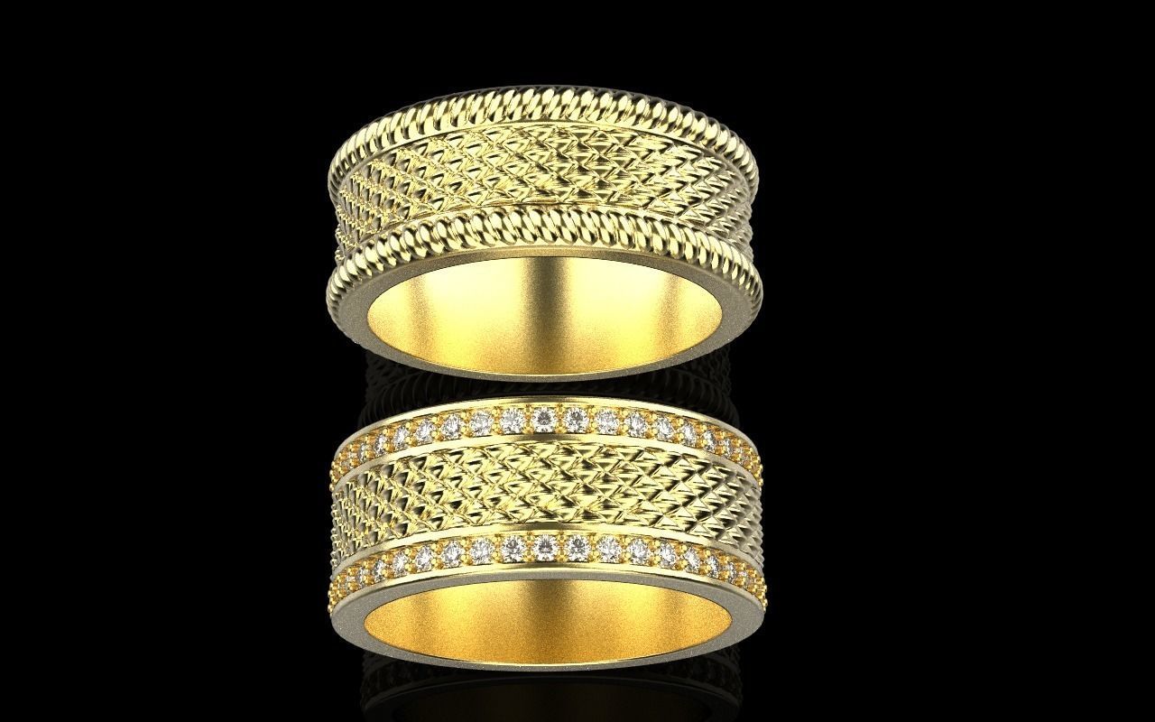 Dragon scale ring model 303 3D print model_31