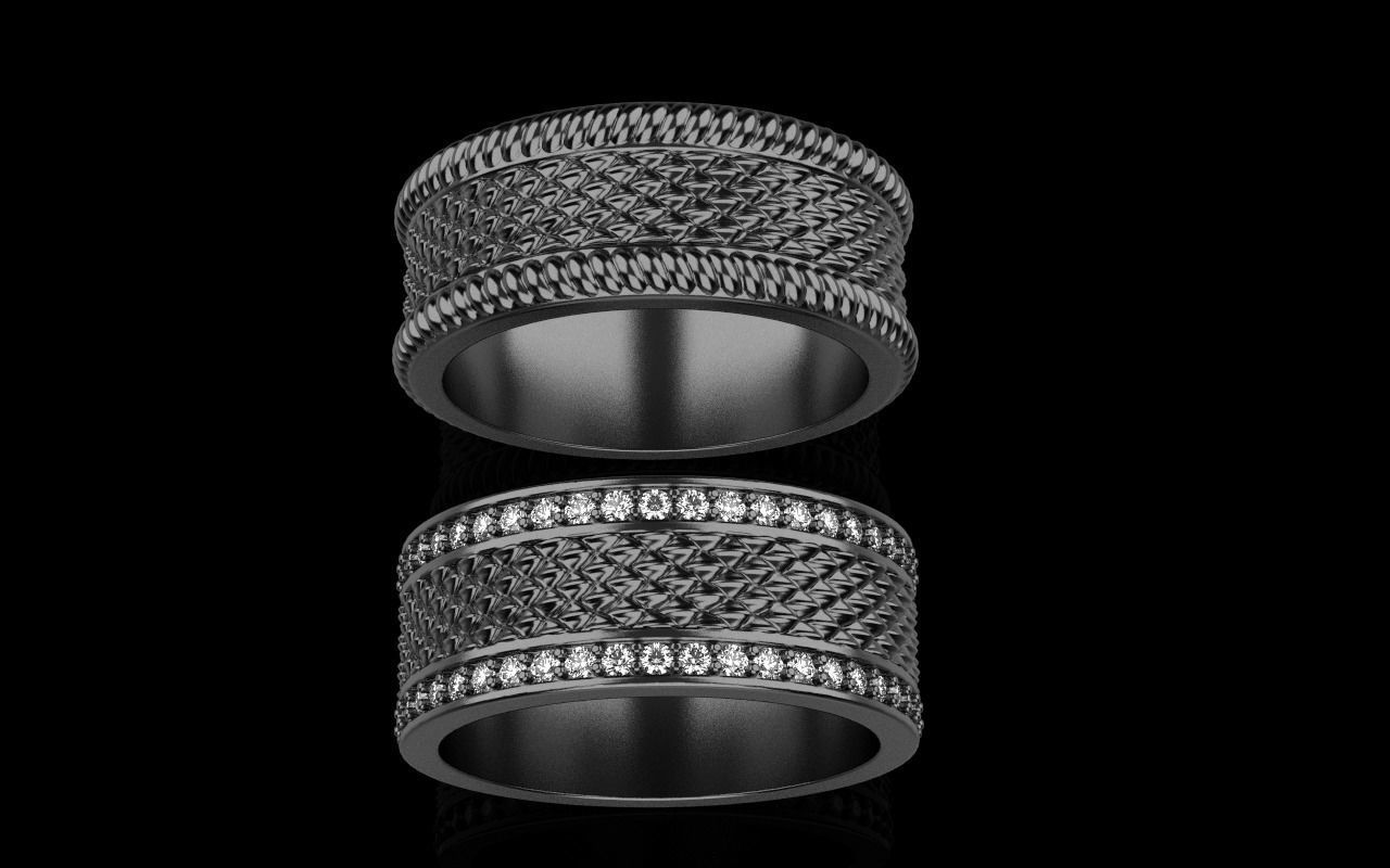 Dragon scale ring model 303 3D print model_33