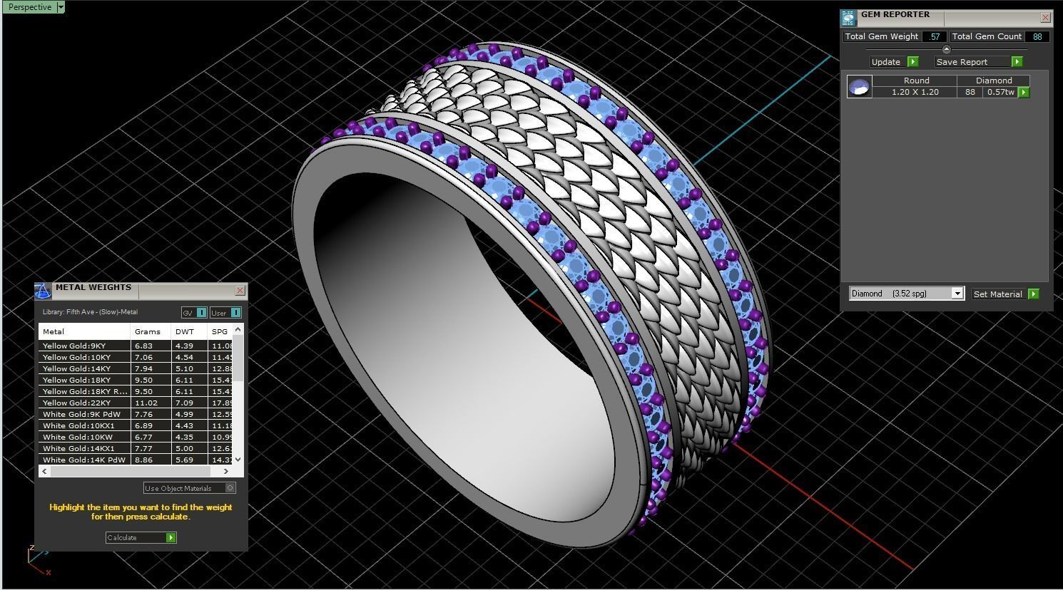 Dragon scale ring model 303 3D print model_5