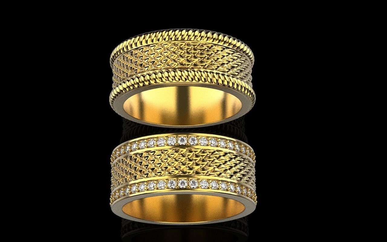 Dragon scale ring model 303 3D print model_35