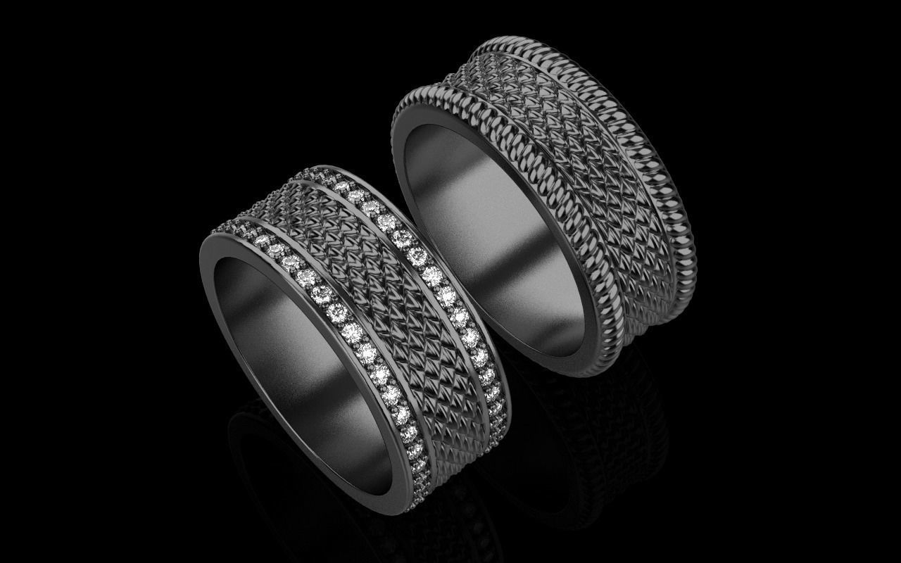 Dragon scale ring model 303 3D print model_19