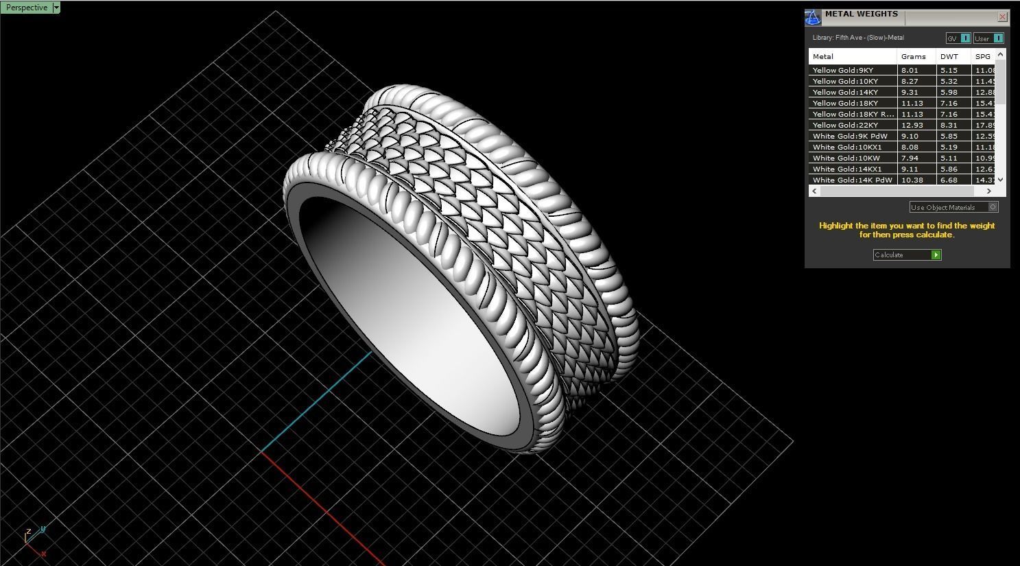 Dragon scale ring model 303 3D print model_6