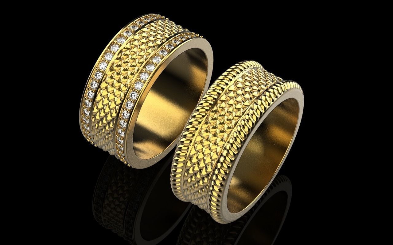 Dragon scale ring model 303 3D print model_21