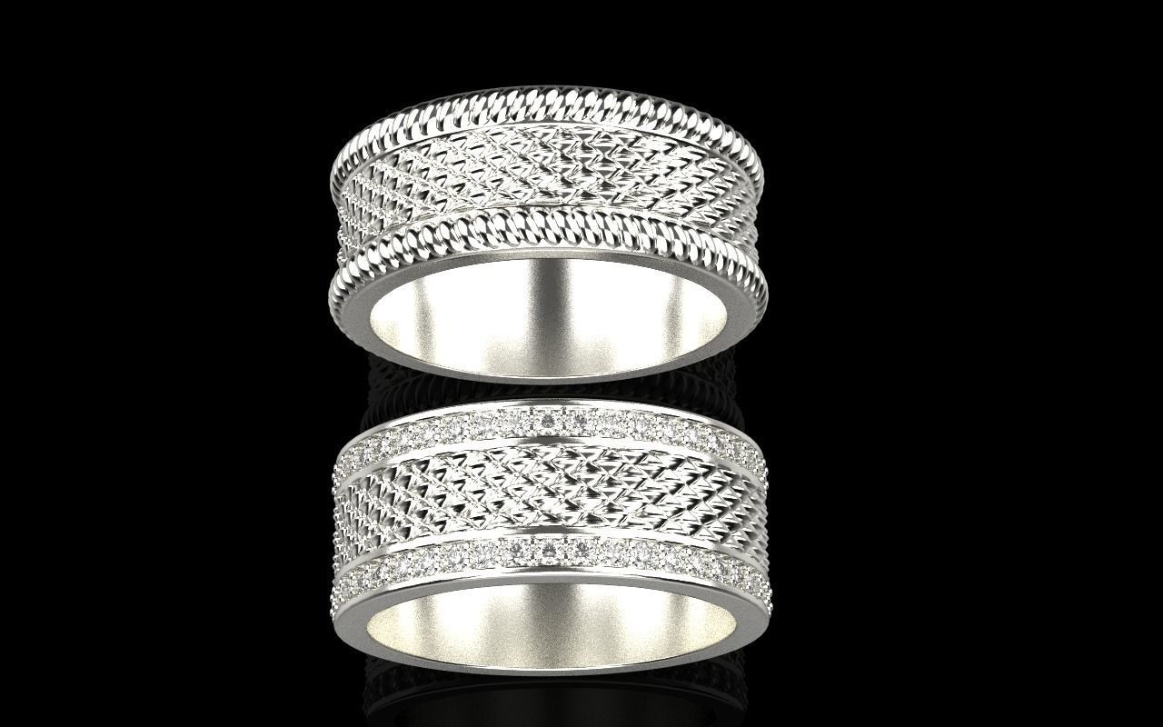 Dragon scale ring model 303 3D print model_34