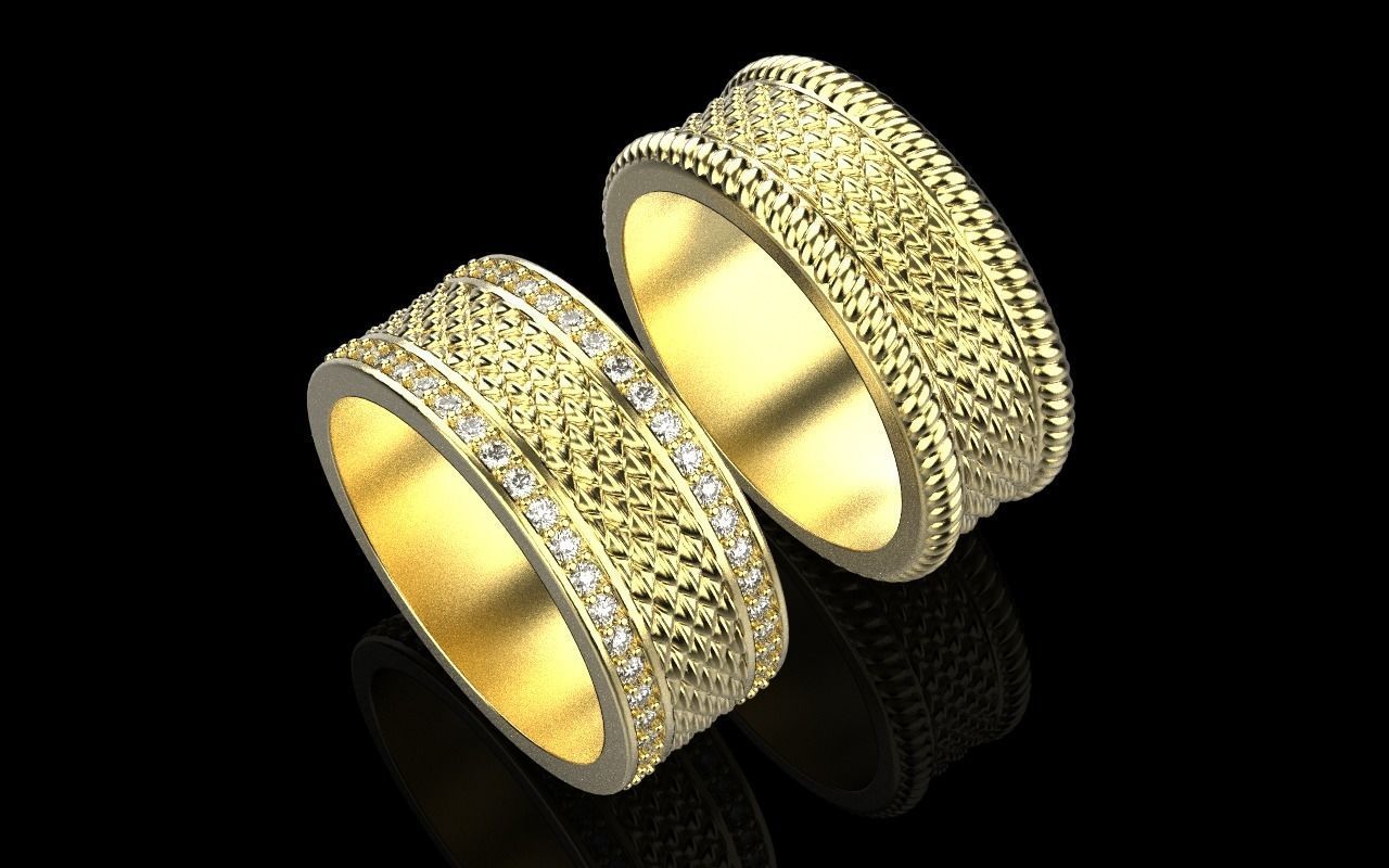 Dragon scale ring model 303 3D print model_17