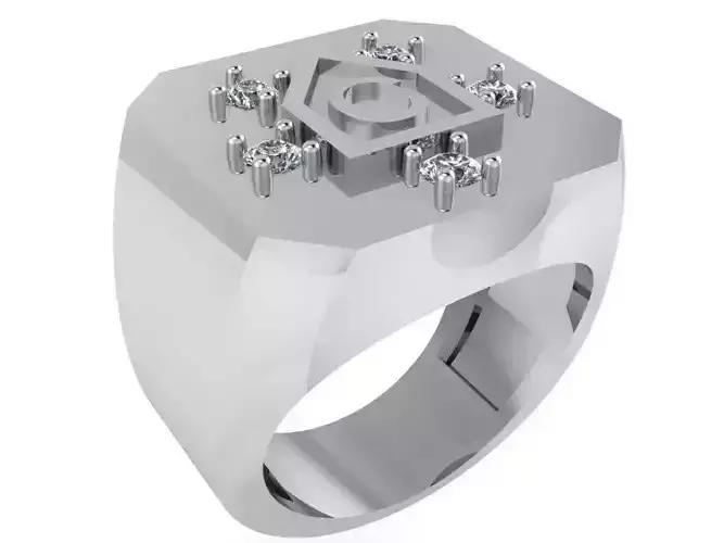 Engraving Ring 1872  3D print model
