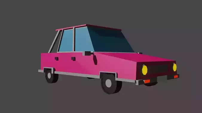 Low poly car